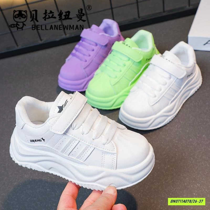 GIÀY THỂ THAO ĐỘN ĐẾ TRƠN MÀU