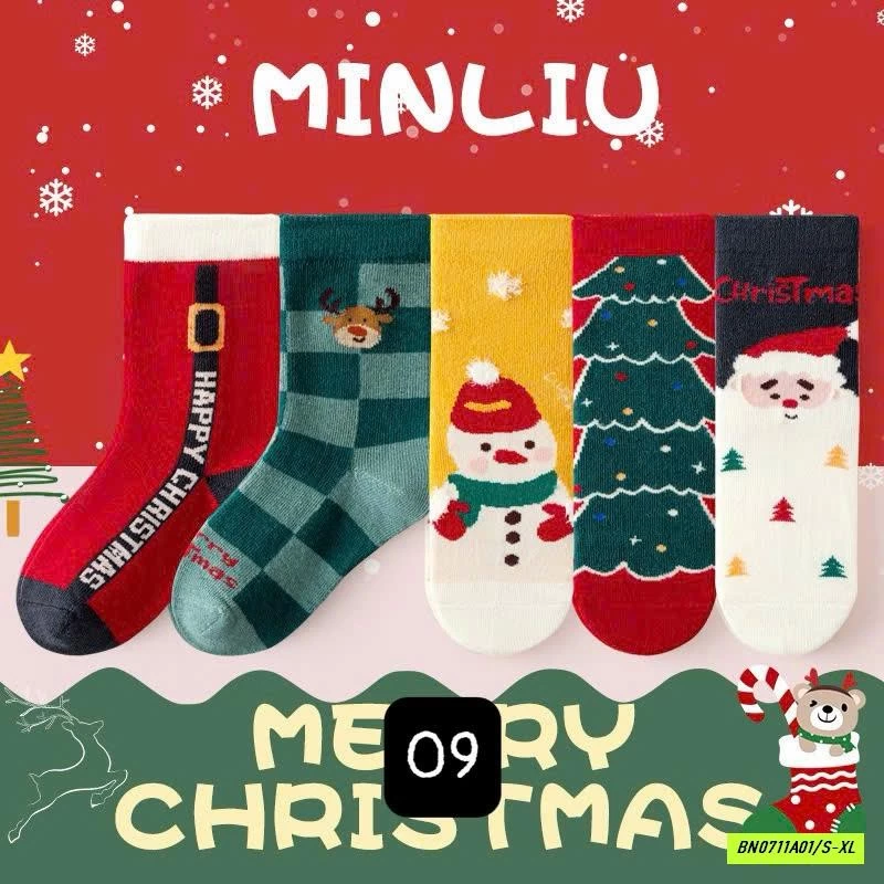 SÉT 5Đ TẤT GIÁNG SINH DỄ THƯƠNG