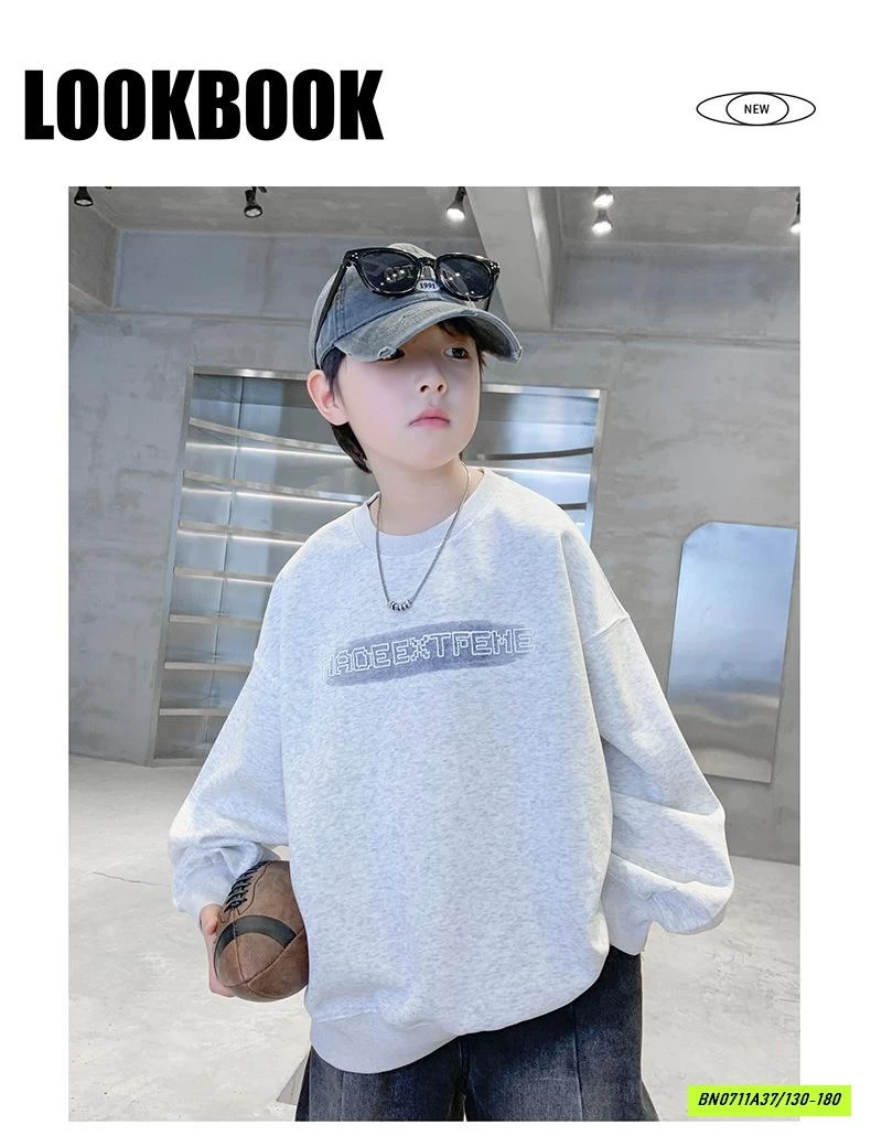 ÁO NỈ IN CHỮ CỔ TRÒN