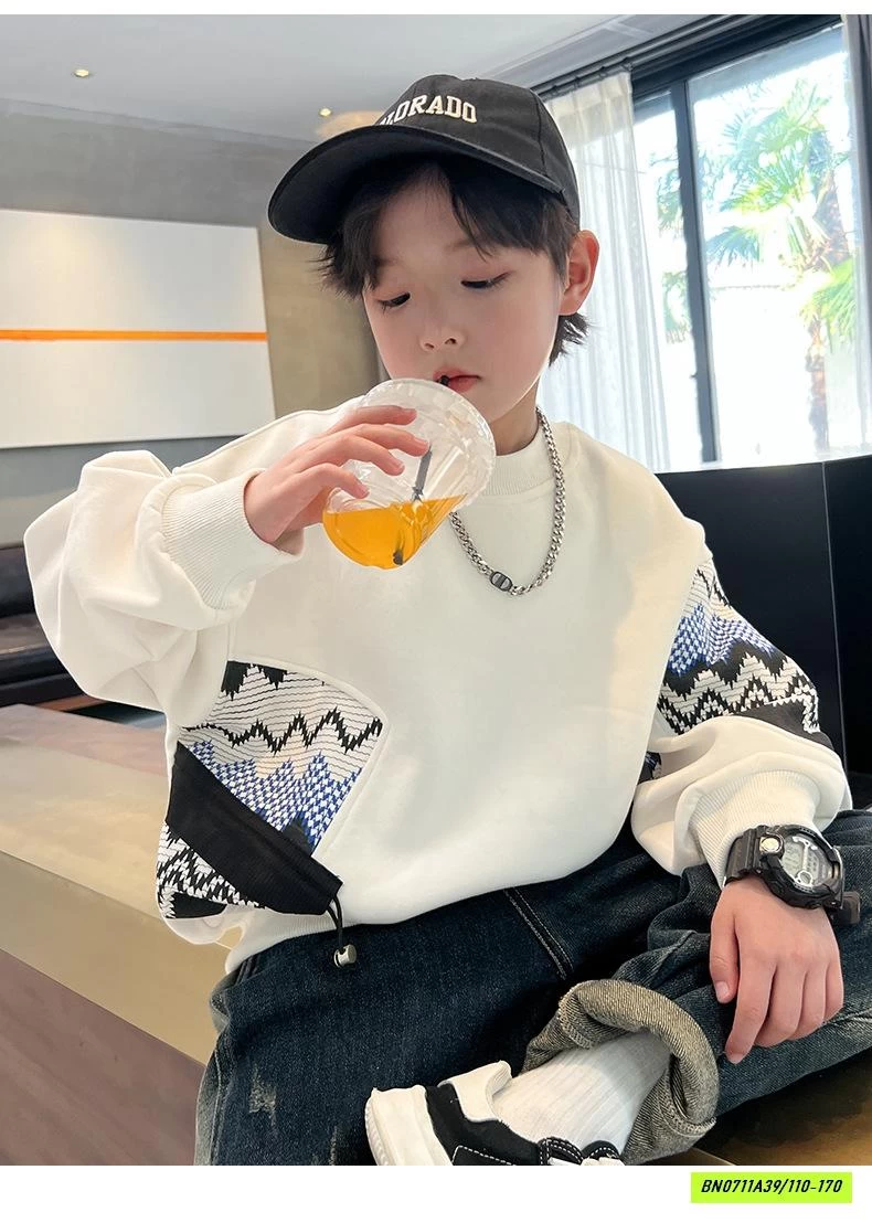 ÁO NỈ ÉP KHÓA HÔNG HHBABY