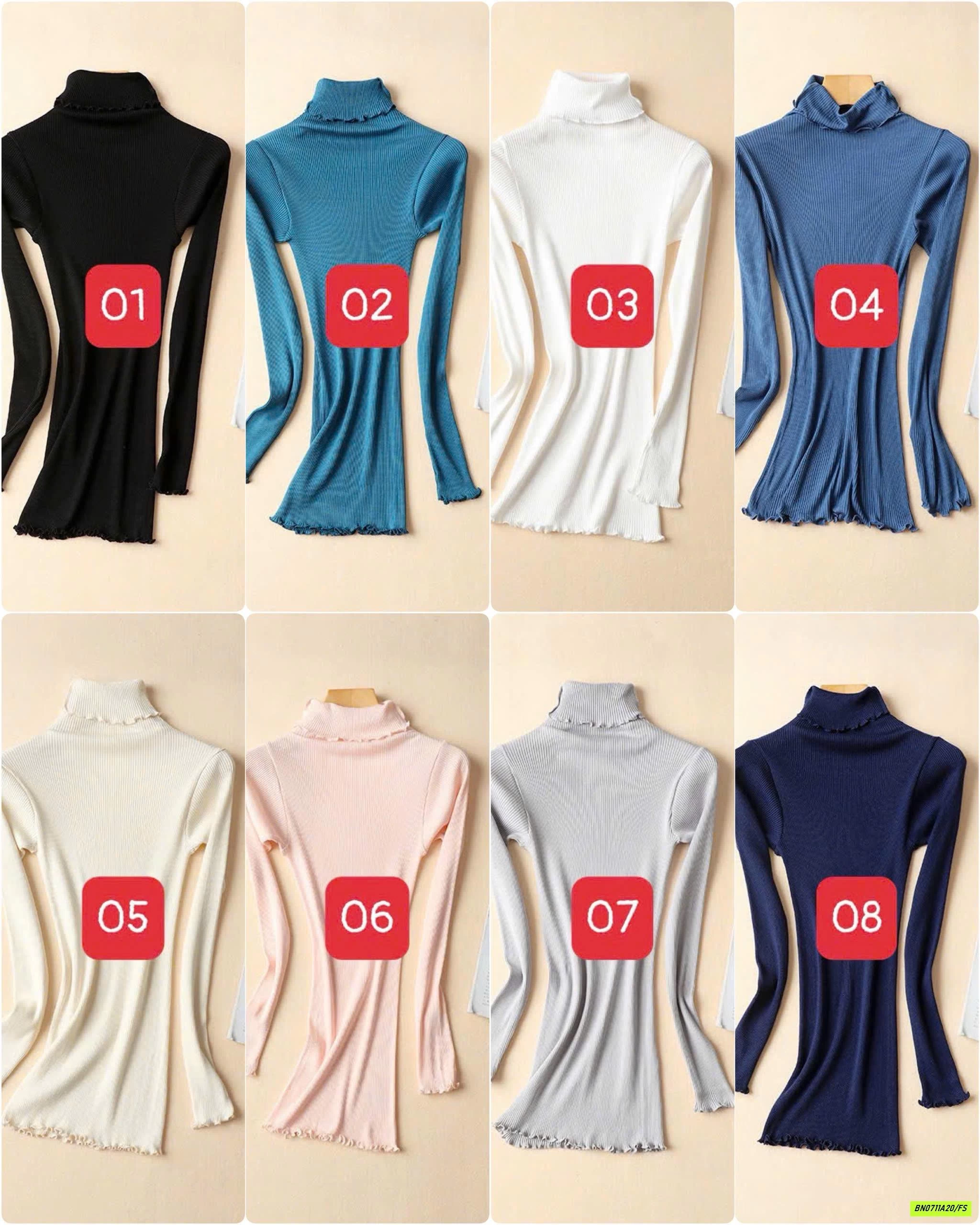 ÁO LEN GÂN GIỮ NHIỆT BOHANG