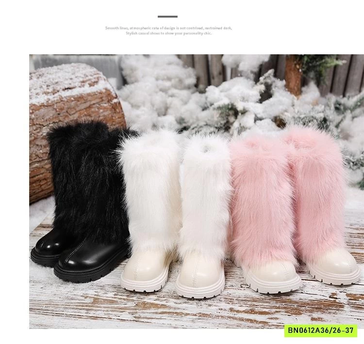 BOOT LÔNG KHÓA SAU LÓT NỈ