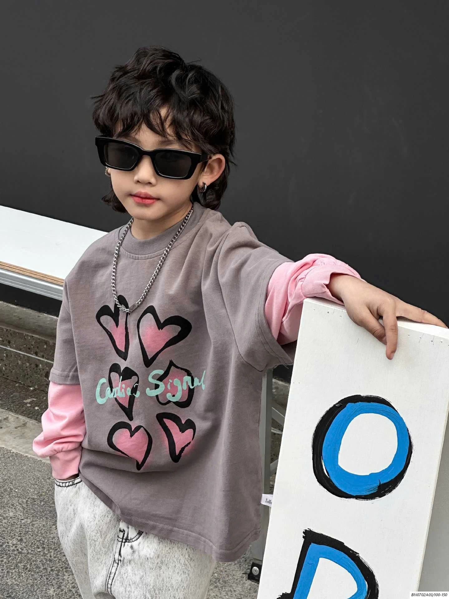 ÁO THUN TRÁI TIM GIẢ 2 LỚP