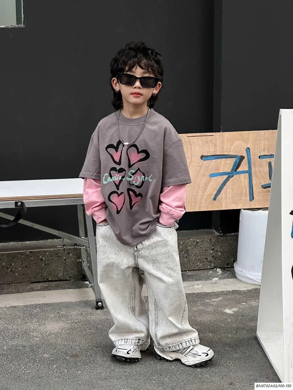 ÁO THUN TRÁI TIM GIẢ 2 LỚP