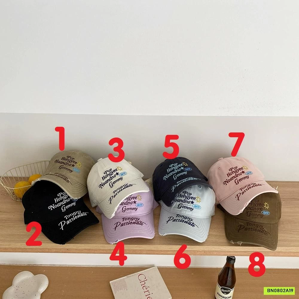 MŨ KẾT THÊU CHỮ CÁ TÍNH