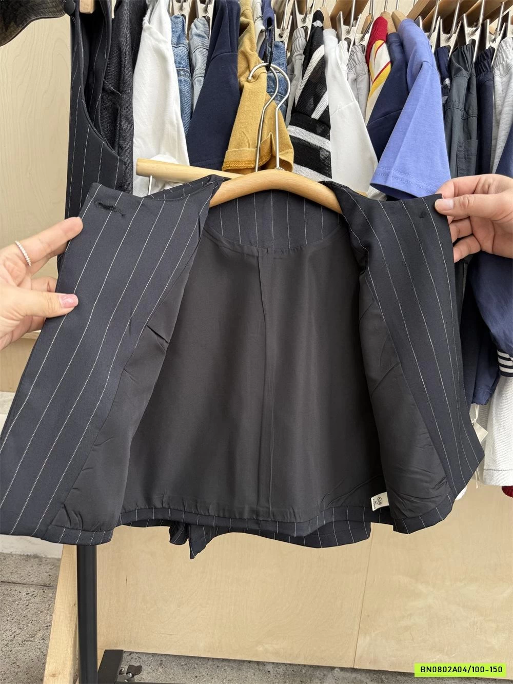 SÉT VEST ĐEN NGẮN TAY