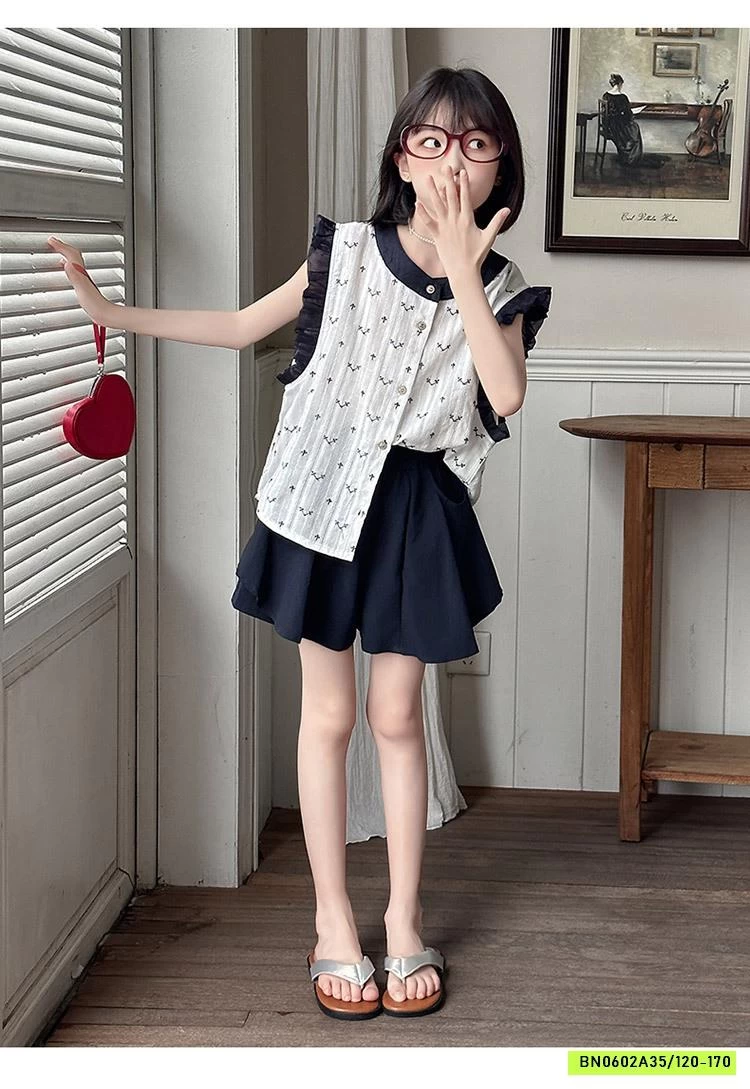 SÉT ÁO THÊU MIX QUẦN VÁY SZ ĐẠI