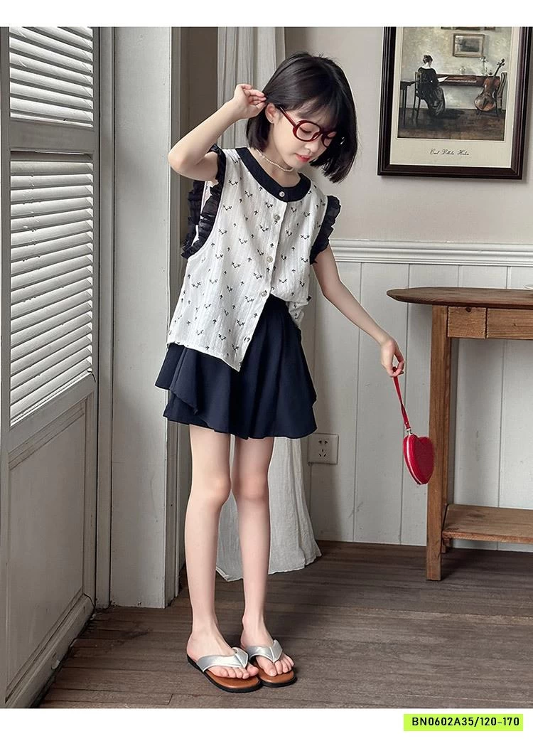 SÉT ÁO THÊU MIX QUẦN VÁY SZ ĐẠI