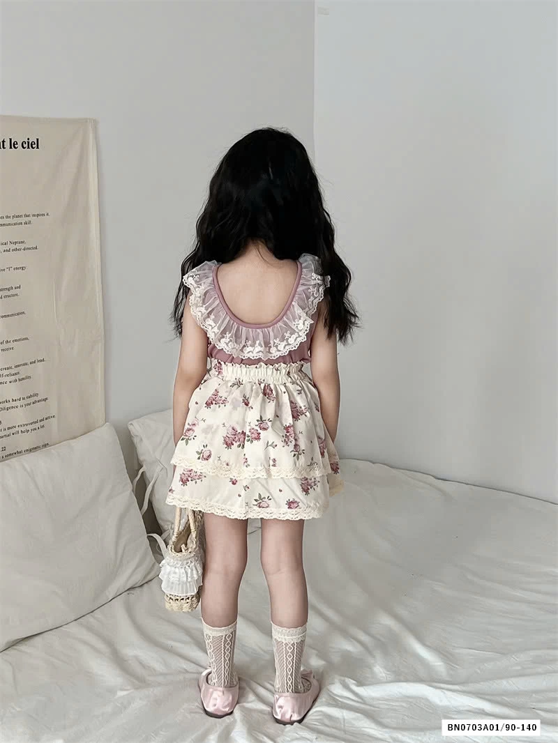 SÉT ÁO HỒNG MIX CV HOA