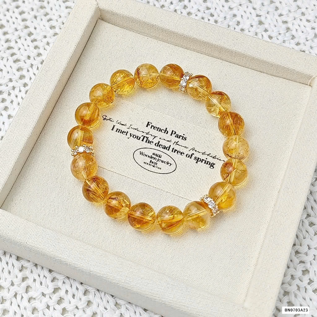 VÒNG ĐÁ THẠCH ANH VÀNG