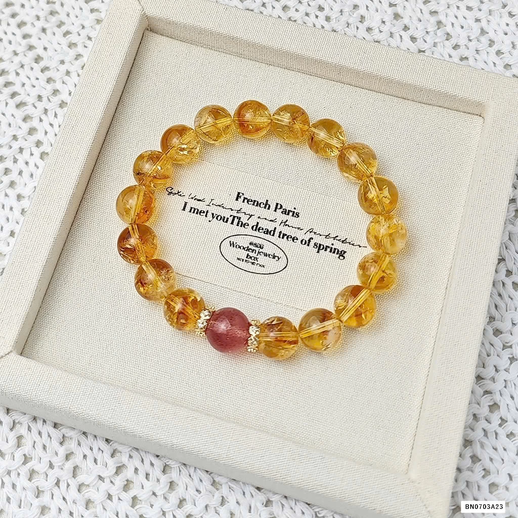 VÒNG ĐÁ THẠCH ANH VÀNG