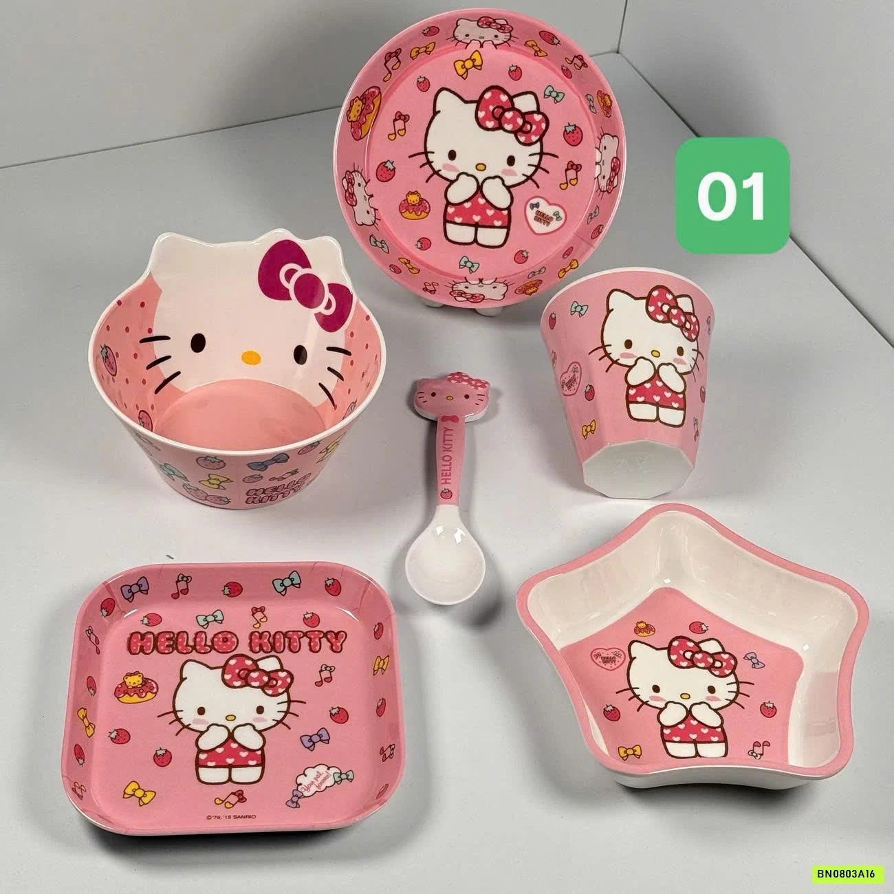 BỘ BÁT ĐĨA 6 CHI TIẾT HOẠT HÌNH