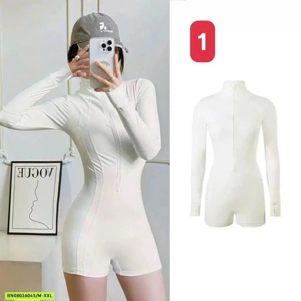 BỘ BƠI LIỀN THÂN DÀI TAY HOT TREND NỮ