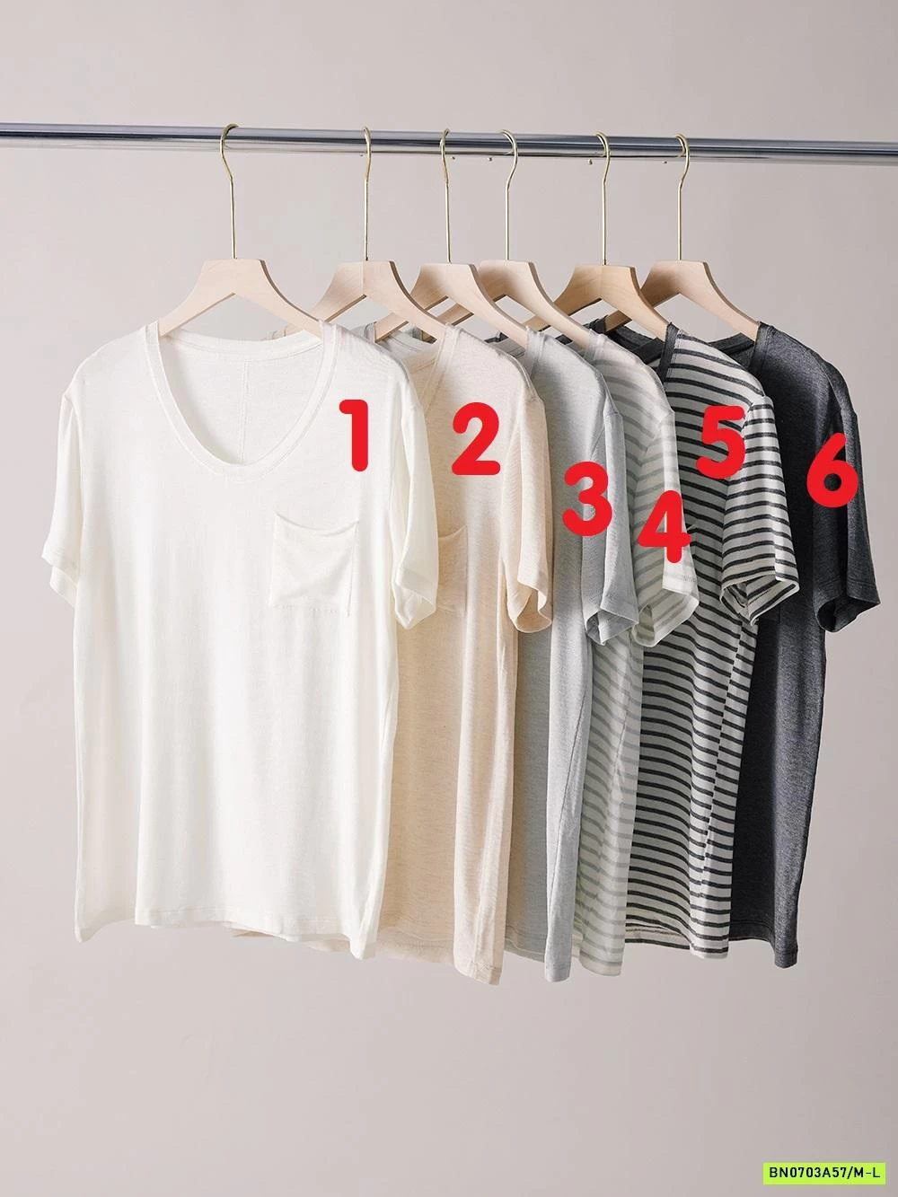 ÁO THUN GIẤY CỔ TIM XUẤT HÀN