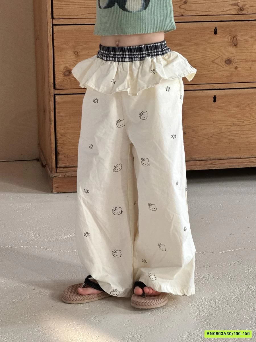 QUẦN SUÔNG CẠP VIỀN BÈO YUKIDS