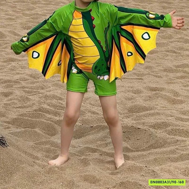 BỘ BƠI KHỦNG LONG XANH BÉ TRAI