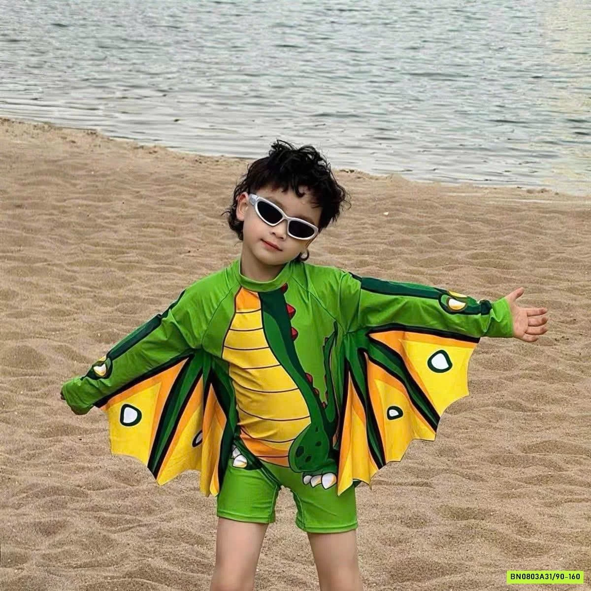 BỘ BƠI KHỦNG LONG XANH BÉ TRAI