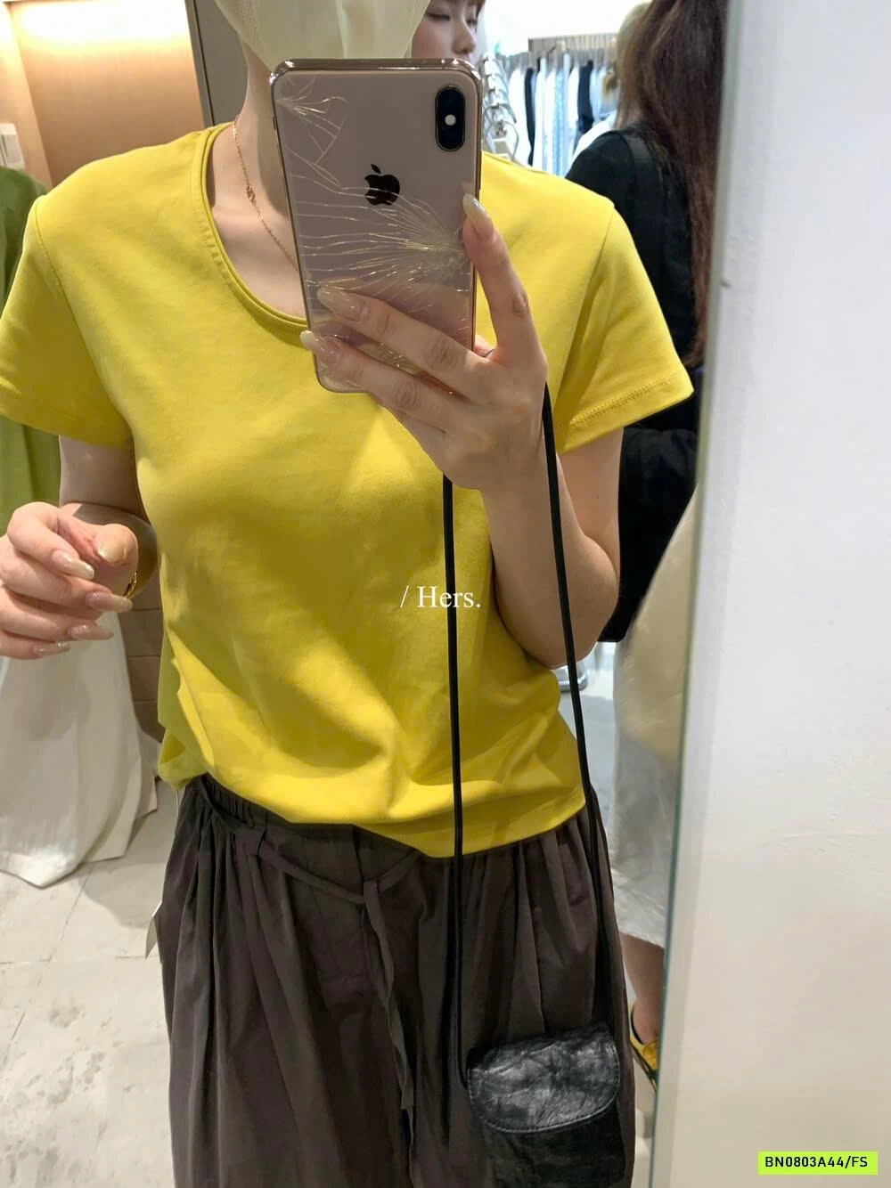 ÁO THUN VIỀN CỔ HER GIẢ 2 LỚP