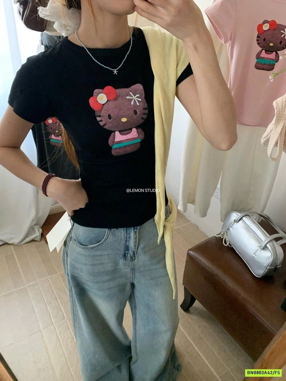 ÁO THUN KITTY LEMON