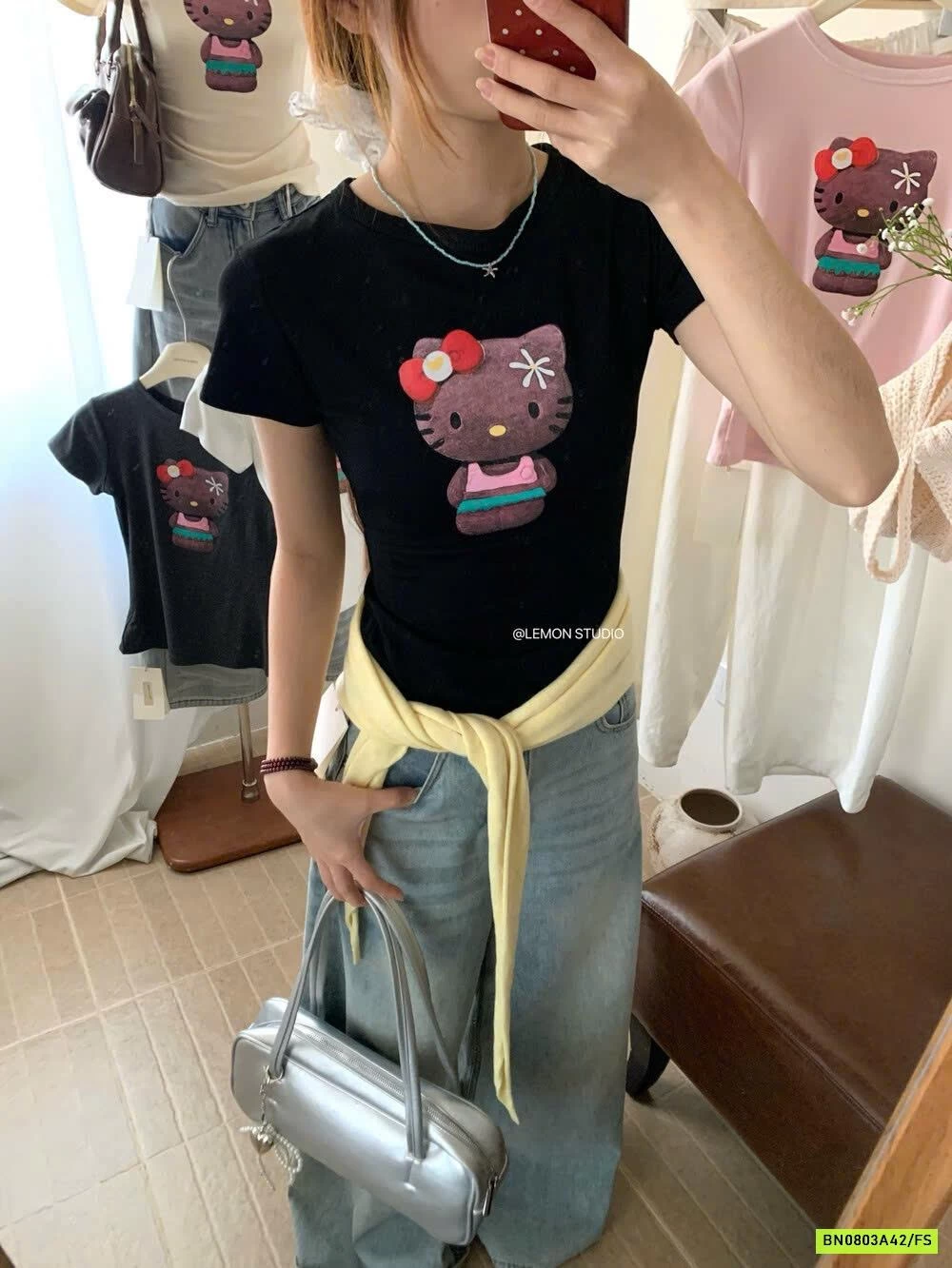 ÁO THUN KITTY LEMON