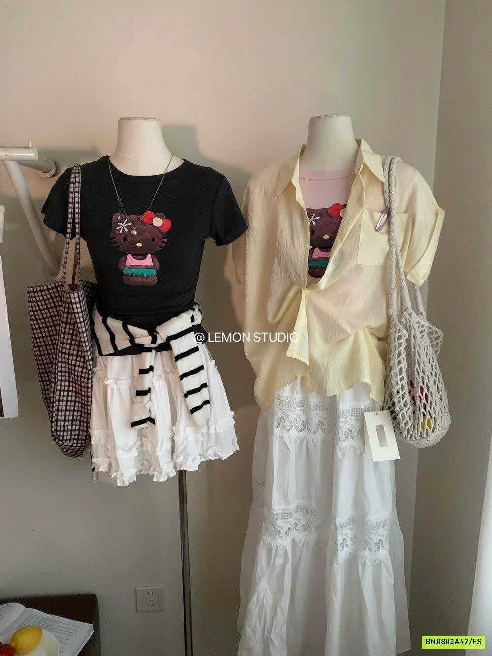 ÁO THUN KITTY LEMON