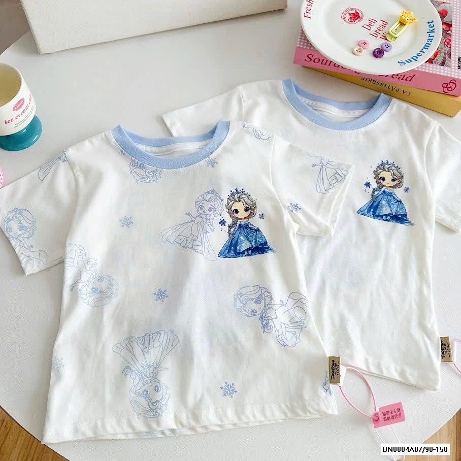 ÁO THUN VIỀN CỔ HOẠT HÌNH