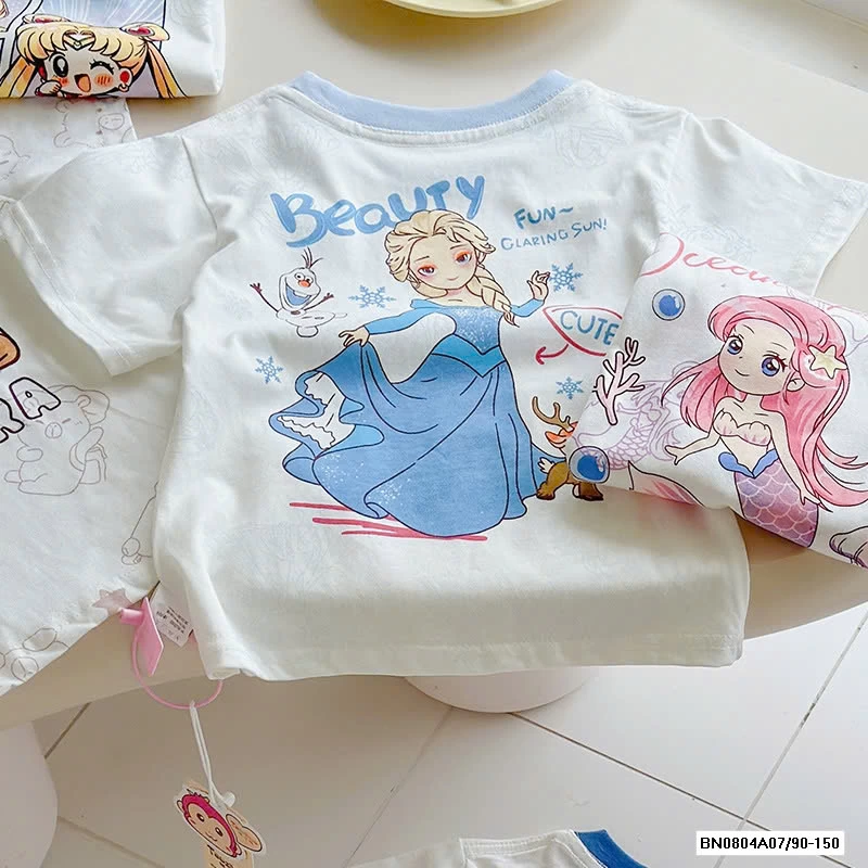 ÁO THUN VIỀN CỔ HOẠT HÌNH