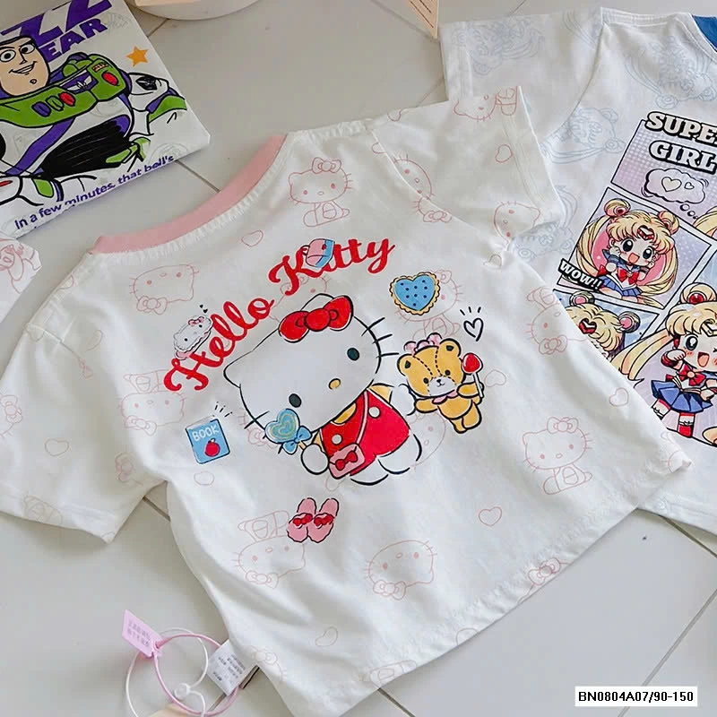 ÁO THUN VIỀN CỔ HOẠT HÌNH