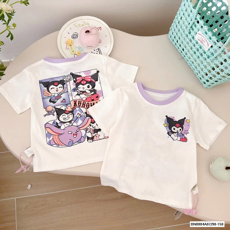 ÁO THUN VIỀN CỔ HOẠT HÌNH