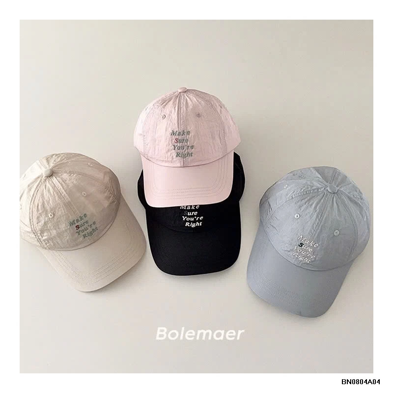 MŨ KẾT GIÓ THÊU CHỮ