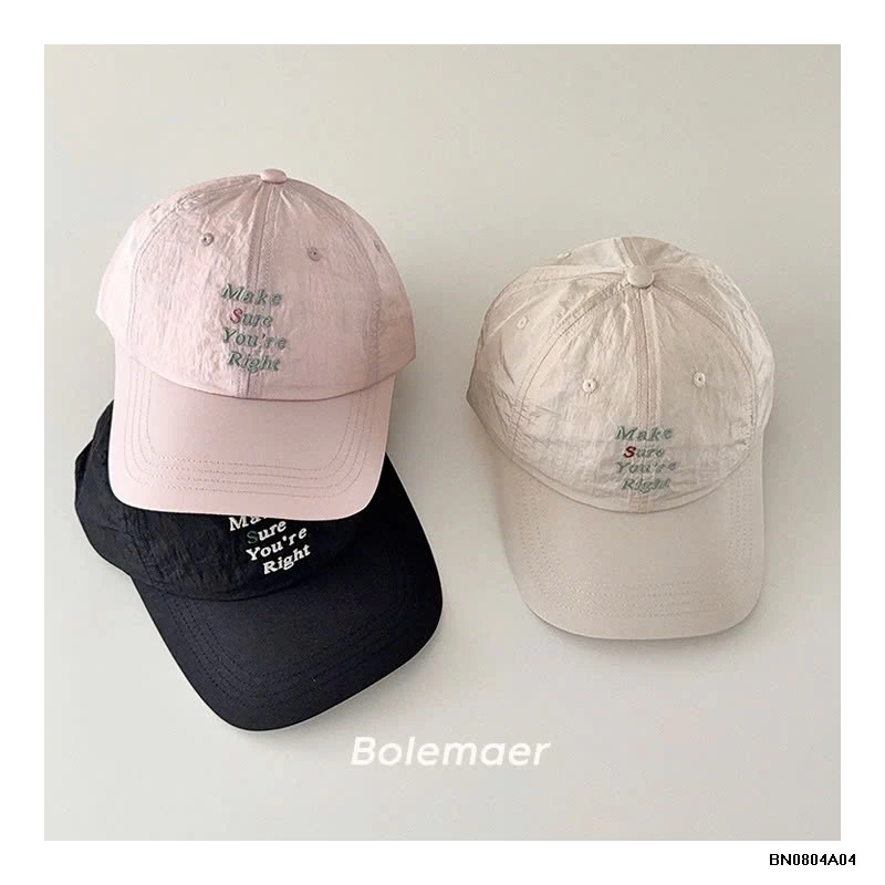 MŨ KẾT GIÓ THÊU CHỮ