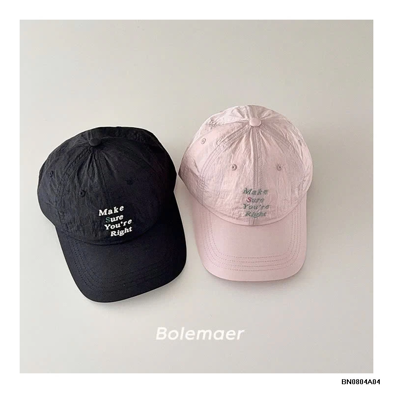 MŨ KẾT GIÓ THÊU CHỮ