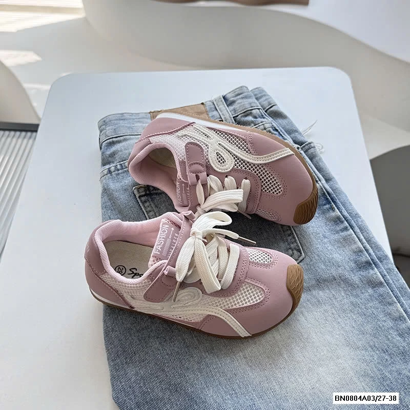 GIÀY LƯỚI BUỘC DÂY PHỐI SỌC