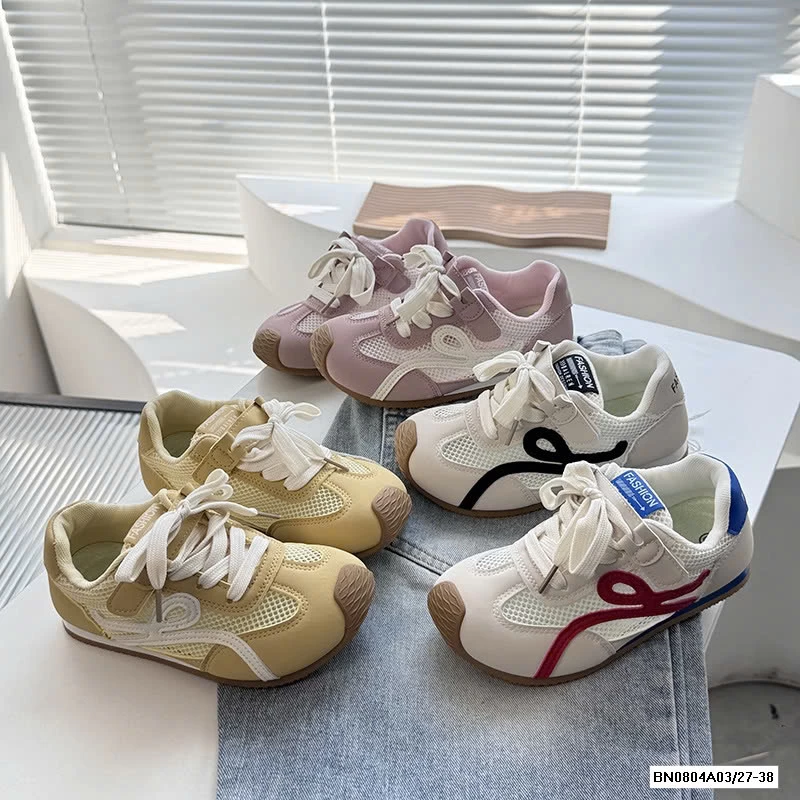 GIÀY LƯỚI BUỘC DÂY PHỐI SỌC