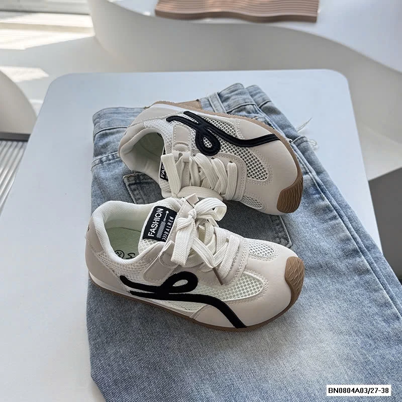 GIÀY LƯỚI BUỘC DÂY PHỐI SỌC