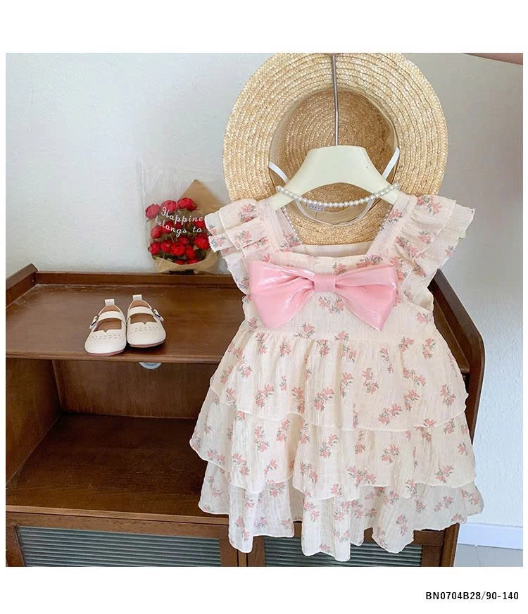 VÁY CÔNG CHÚA XÔ ĐŨI ĐÍNH NƠ CÁNH TIÊN