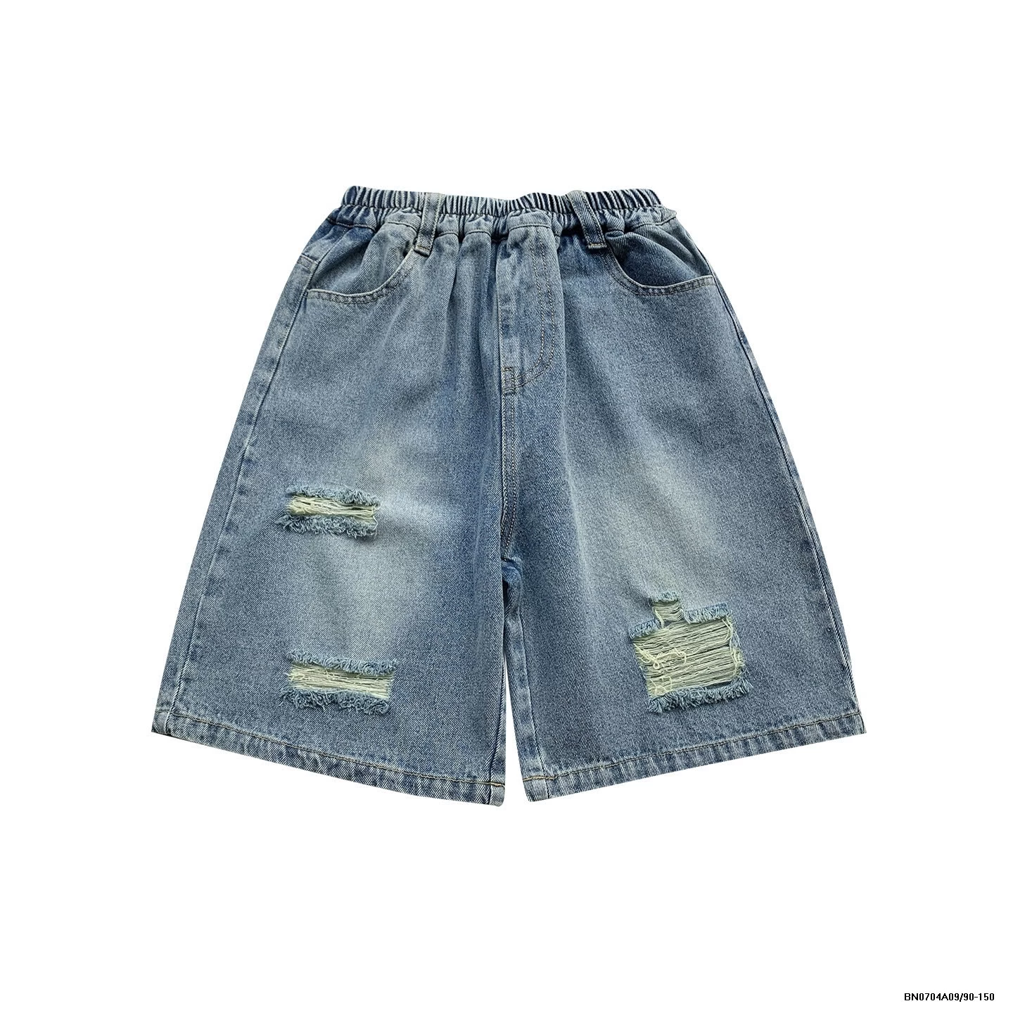 ÁO KHỦNG LONG MIX JEANS RÁCH