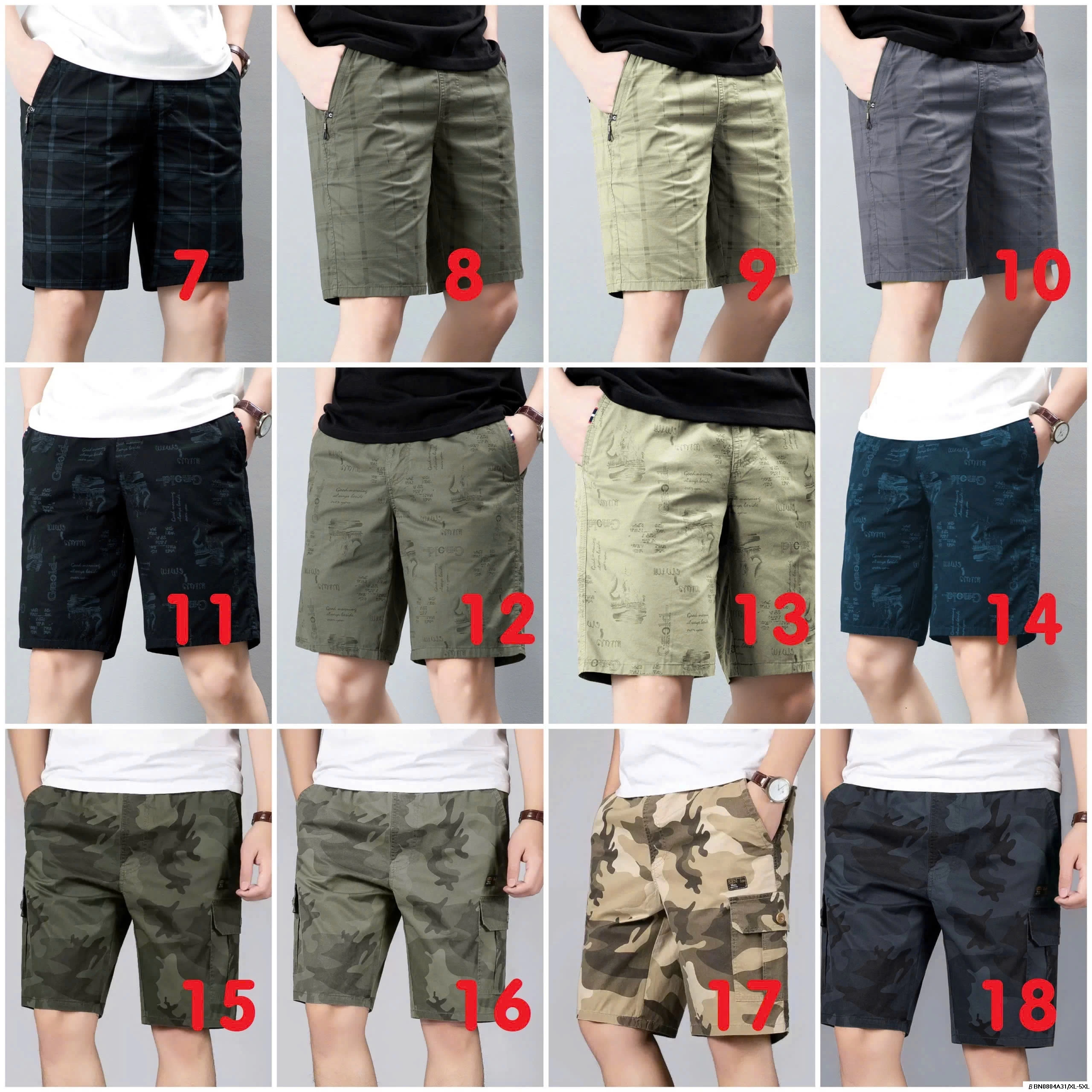 BST QUẦN SHORT NAM