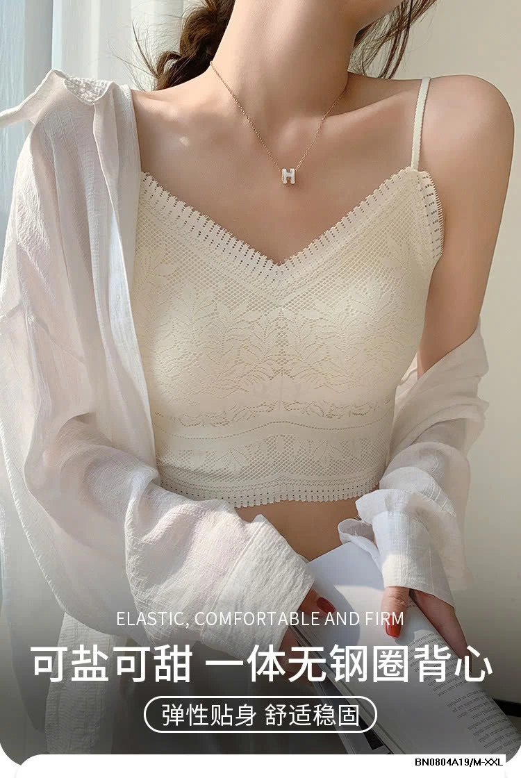 ÁO 2 DÂY REN LIỀN BRA