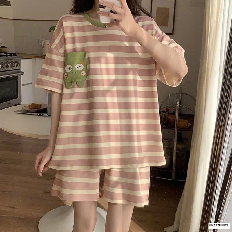 BỘ COTON CỘC TAY MẶC NHÀ