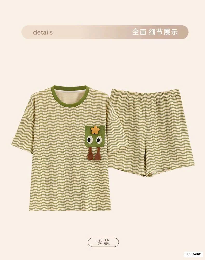 BỘ COTON CỘC TAY MẶC NHÀ