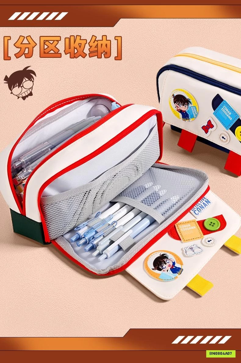 HỘP BÚT CANVAS CONAN