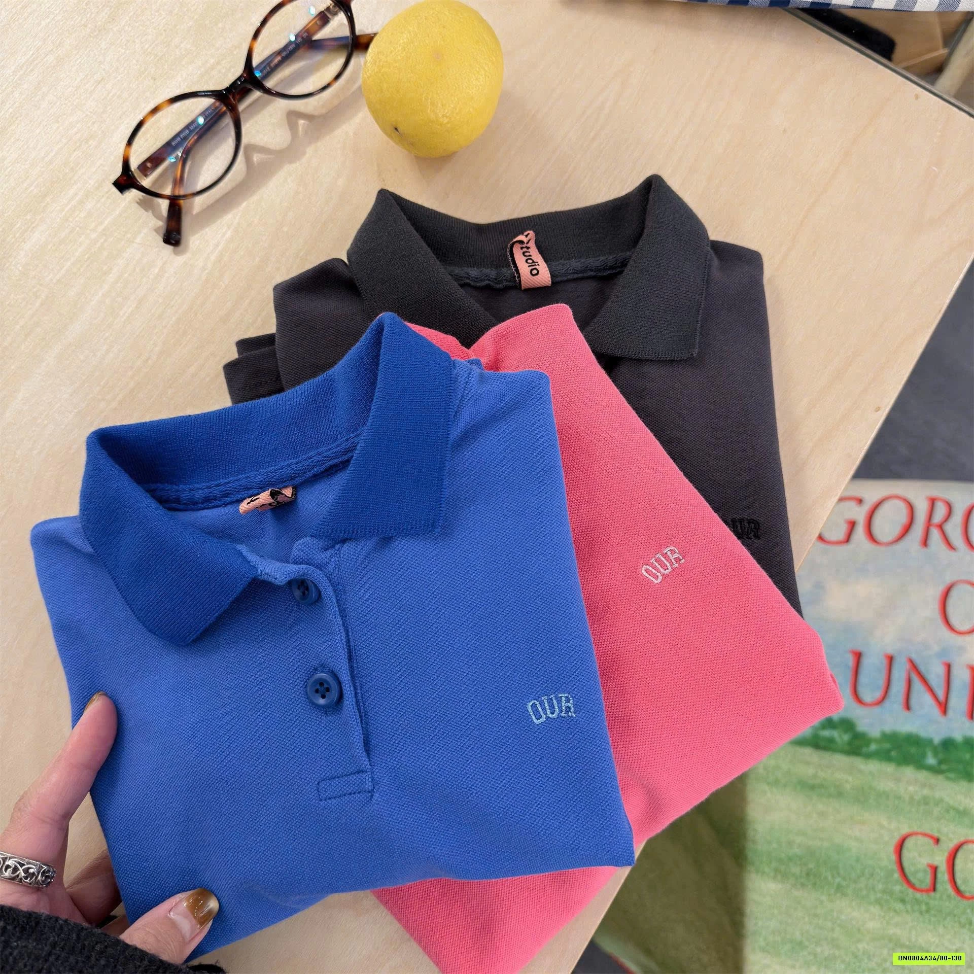 POLO TRƠN MÀU 7235 ADBABY