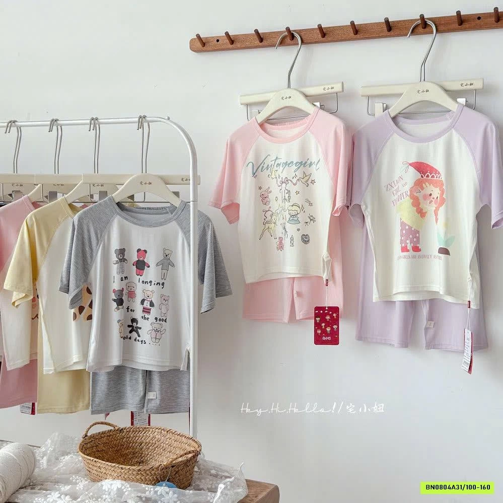 BỘ THUN LẠNH PHỐI MÀU TAY