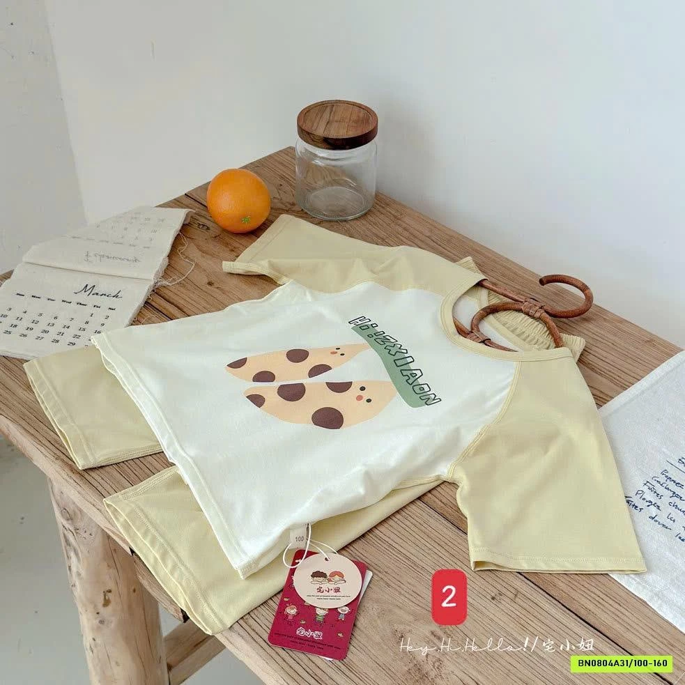 BỘ THUN LẠNH PHỐI MÀU TAY