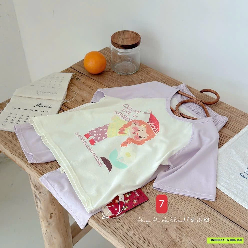 BỘ THUN LẠNH PHỐI MÀU TAY