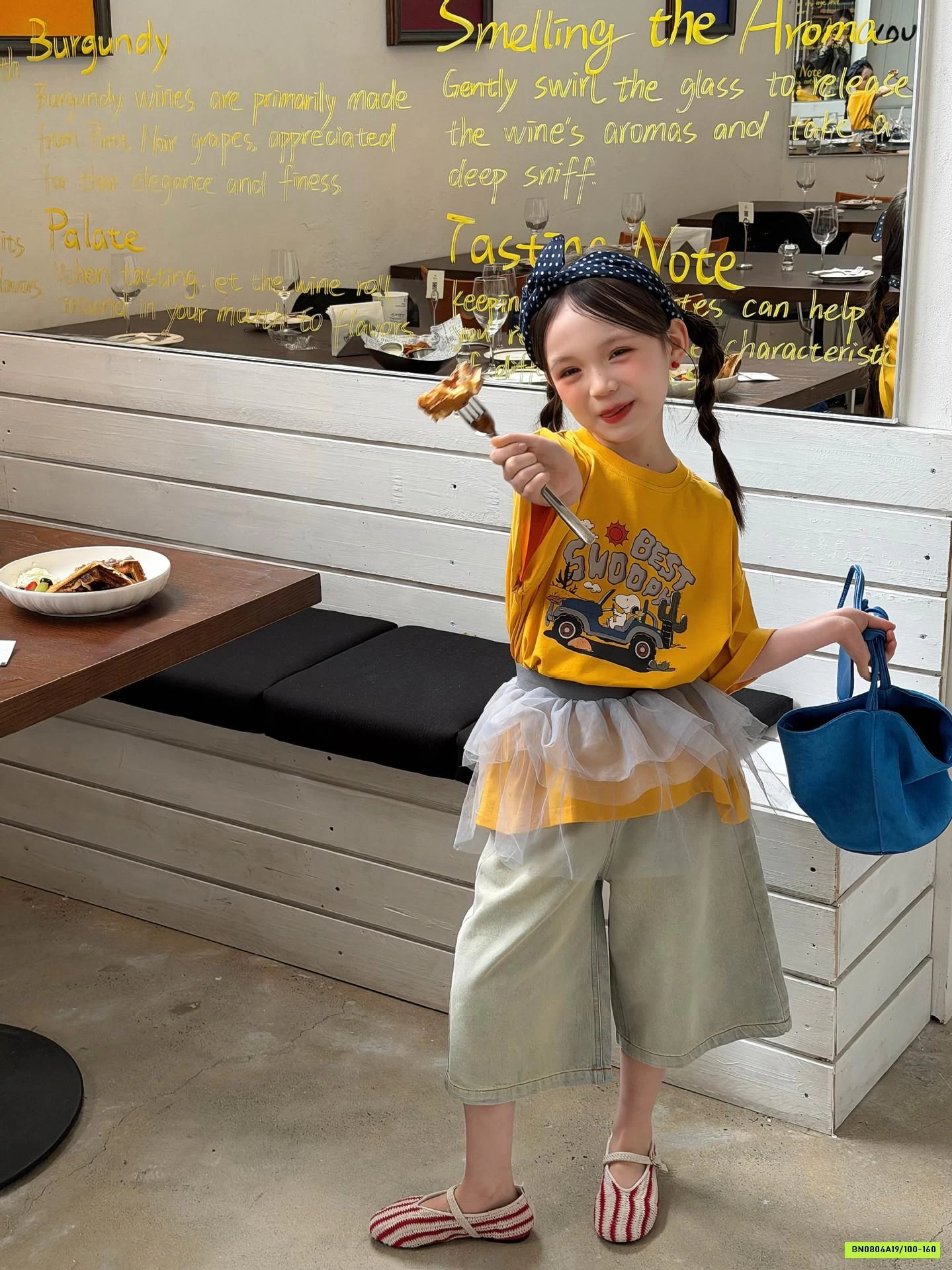 ÁO THUN SNOOPY BÉ GÁI