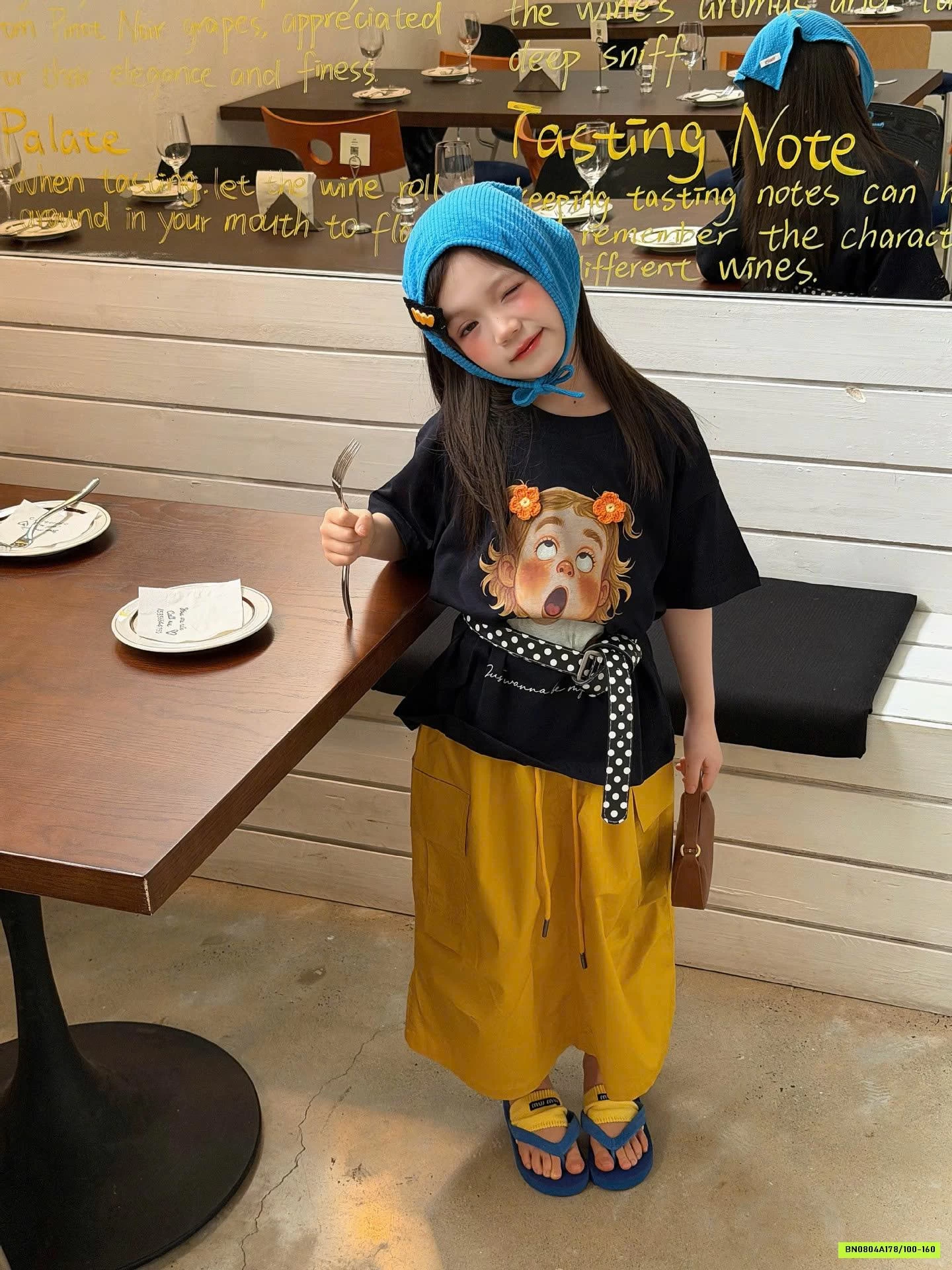 ÁO THUN CÔ GÁI MIX CV DÁNG DÀI