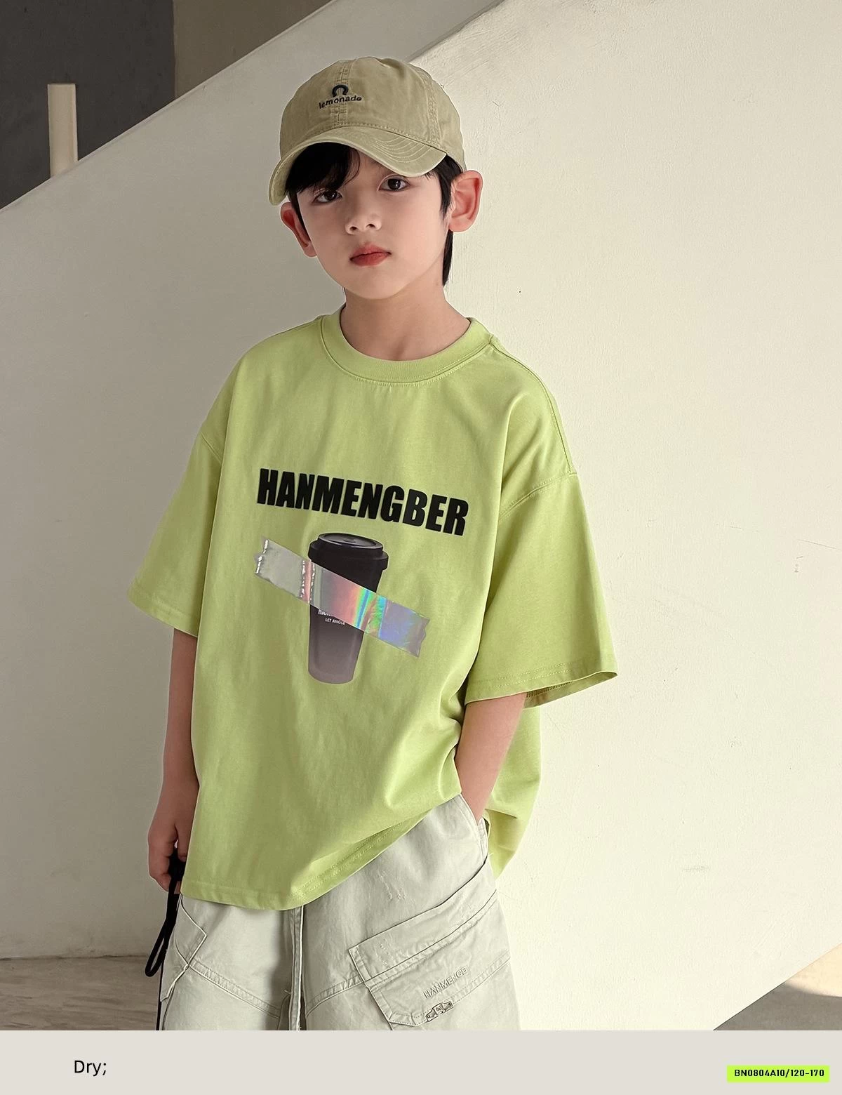 ÁO THUN XANH IN HÌNH CỐC SZ ĐẠI