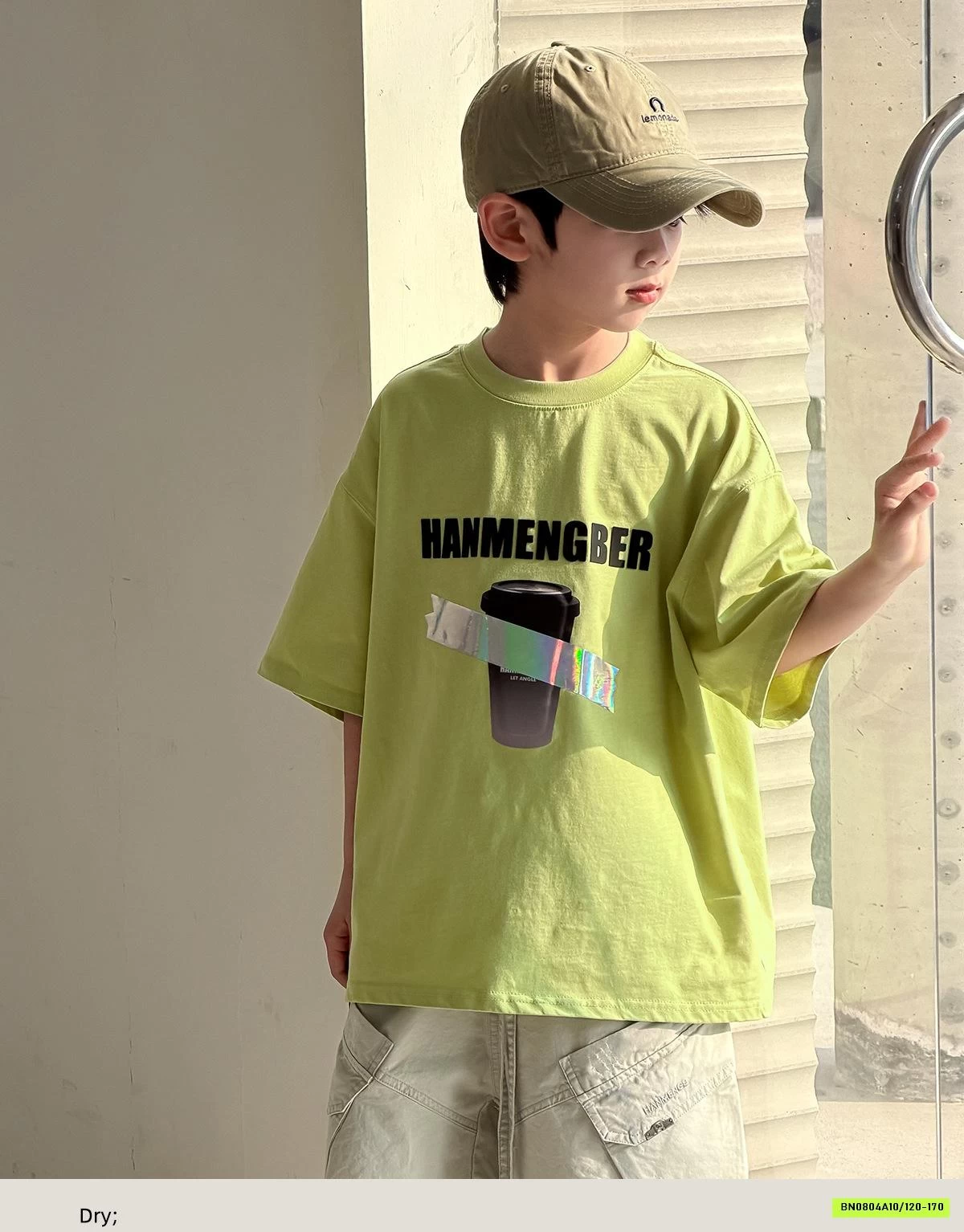 ÁO THUN XANH IN HÌNH CỐC SZ ĐẠI